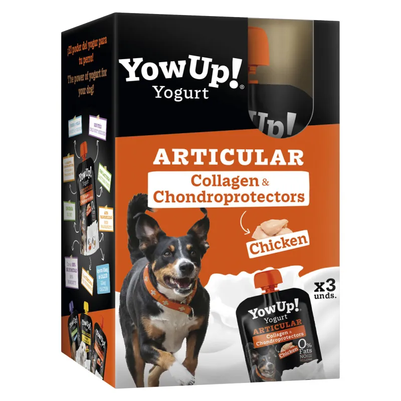 Kostea ruoka YowUp Collagen + Chondroprotectors Kana 3 x 115 g 3 osaa