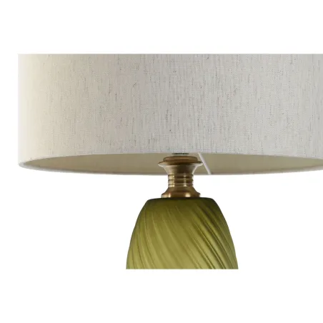 Pöytälamppu Home ESPRIT Vihreä Beige Kullattu Kristalli 50 W 220 V 36 x 36 x 61 cm