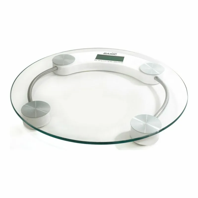Digitaalinen henkilövaaka Basic Home Läpinäkyvä 33 x 3,5 cm (6 osaa)