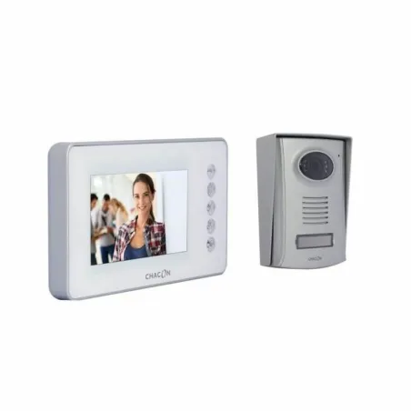 Viedais Videoporters Chacon 34801 Balts PVC Alumīnijs