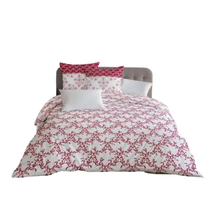 Nordic pārvalks HOME LINGE PASSION Balts Burgundijas 240 x 260 cm
