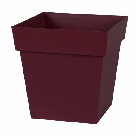 Kukkaruukku Ecolux Toscana Punainen Burgundi 32 x 32 x 32 cm