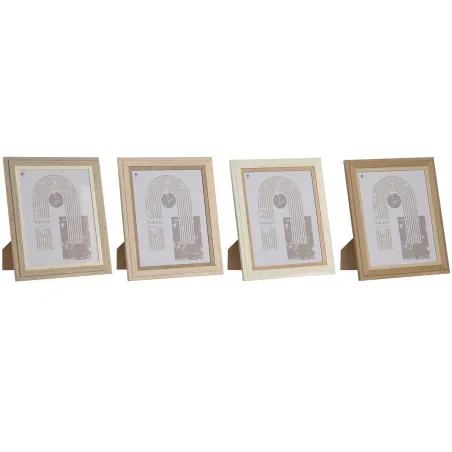 Kuvakehys Home ESPRIT Kristalli Puu MDF Skandinaavinen 23 x 2,8 x 28 cm (4 osaa)