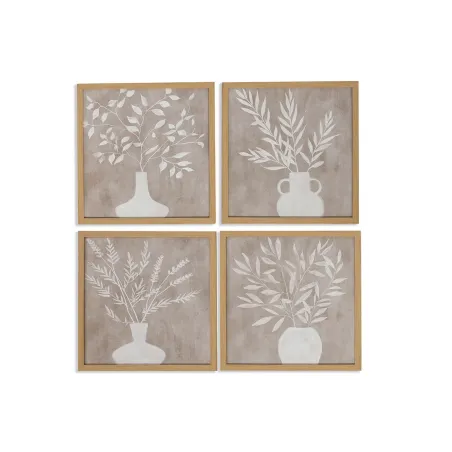 Drobė Home ESPRIT Drobė Medžio MDF 30 x 2 x 30 cm