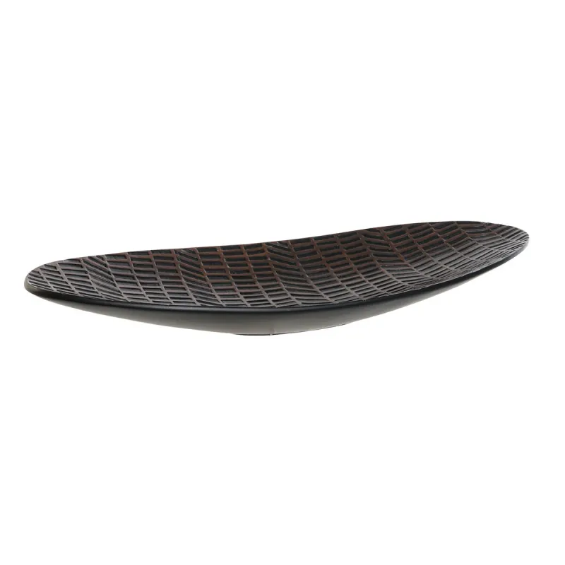 Centerpiece Home ESPRIT Brown Black Resin 48 x 16 x 5 cm