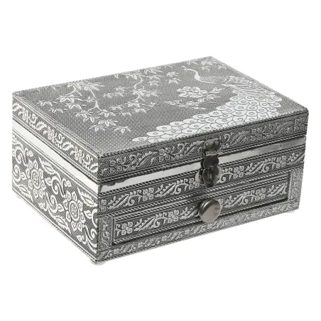 Korurasia Home ESPRIT Vihreä Hopeinen Puu Alumiini 17,5 x 12,5 x 8,5 cm