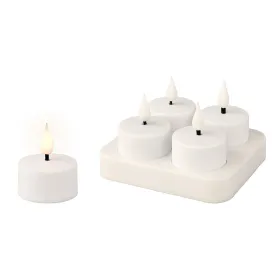 LED Kynttilä Lumineo 485346 Valkoinen Ladattava Sisäpuoli (4 osaa)