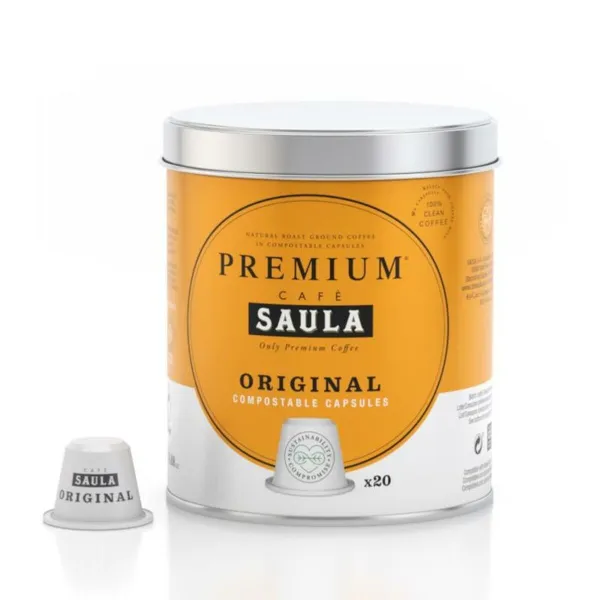 Kavos kapsulės su dėklu Saula COMPOSTABLE ORIGINAL