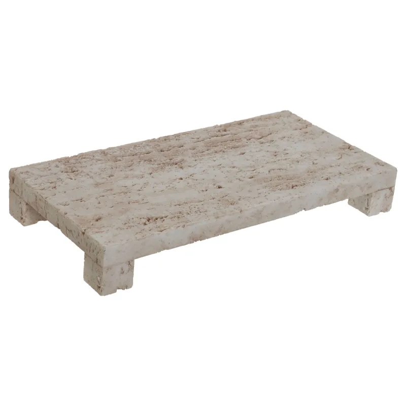 Lauakaunistus Kodu ESPRIT Beige Urban 34 x 17 x 4 cm
