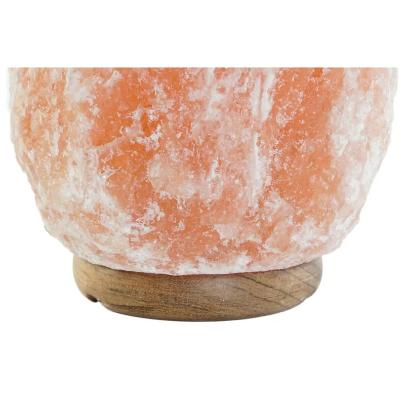 Pöytälamppu DKD Home Decor Pinkki Suola Akaasia 220 V 16 x 16 x 25 cm