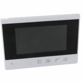 Protingas video-domofonas Chacon 34827 Balta Plastmasinis