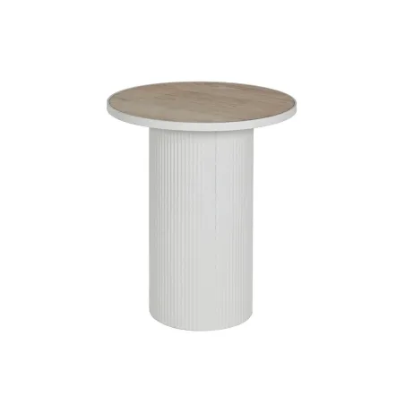 Sivupöytä Home ESPRIT Valkoinen Metalli Puu MDF 46 x 46 x 56 cm
