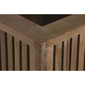 Подставка под цветочный горшок Home ESPRIT древесина тика 34,5 x 34,5 x 37 cm