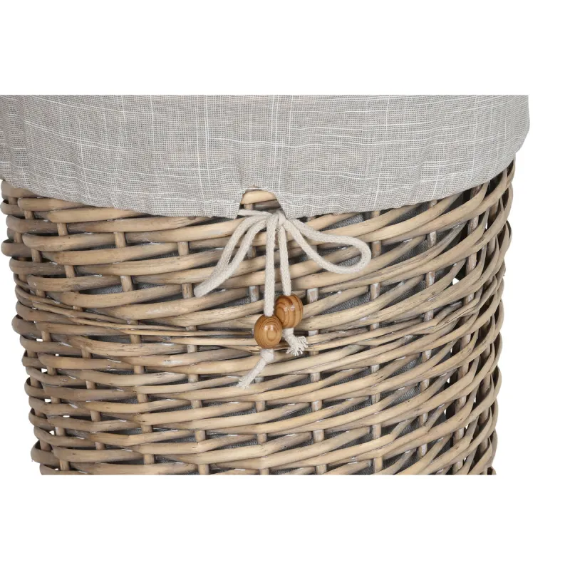 Grozu komplekts Home ESPRIT Bēšs Dabisks pīts 45 x 45 x 55 cm 3 Daudzums