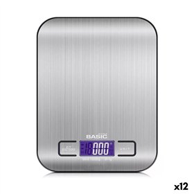 Digital Kitchen Scale Basic Home Silver 10 kg (12 Units)