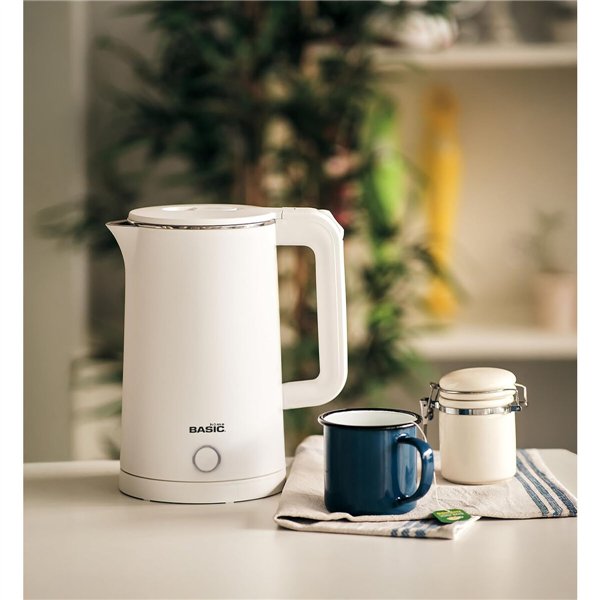 Kettle Basic Home White 1500 W 2 L (6 Units)