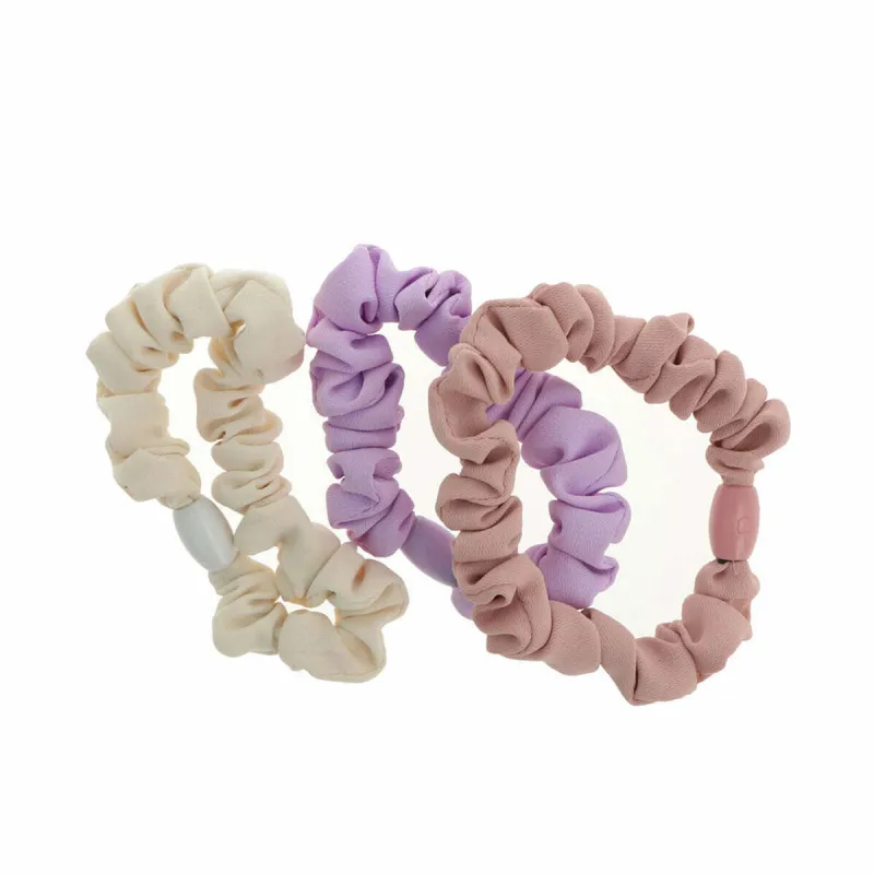 Hiuslenkit Inca   Beige Pinkki Liila (3 Kappaletta)