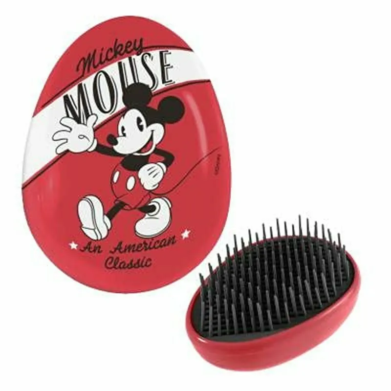 Щетка для распутывания волос Disney   Красный Mickey Mouse 7 x 9 x 4 cm