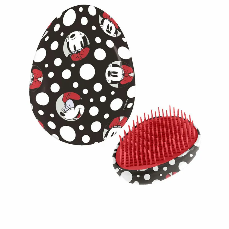 Щетка для распутывания волос Disney   Чёрный Minnie Mouse 7 x 9 x 4 cm