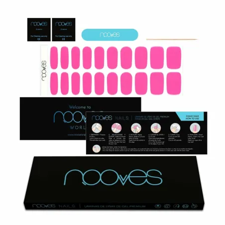 Geelikynsinauhat Nooves Láminas De Uñas De Gel Barbie girl 20 Kappaletta