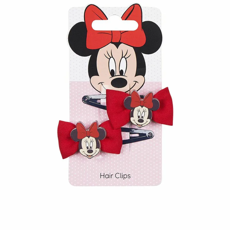 Заколки для волос Inca Clips Lazo Disney 2 штук Красный Бант (2 штук)