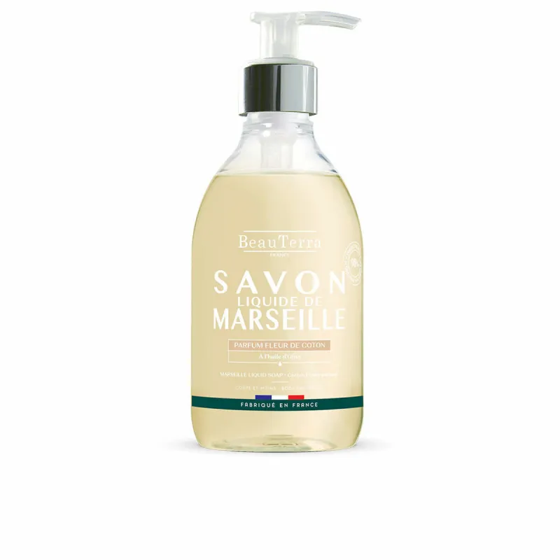 Nestesaippua Beauterra Savon de Marseille Puuvillan kukka 300 ml