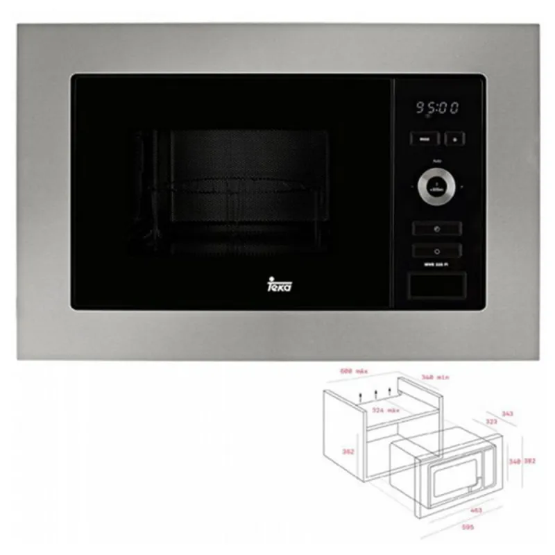 Mikrobangų krosnelės su griliu Teka MWE 225 FI 20 L 800W Plienas 800 W 20 L