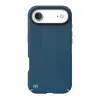 Speck Presidio2 Grip MagSafe - iPhone Air Case (Deep Sea / Silver Metallic / Spell Blue)