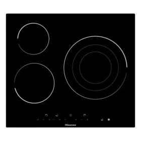 Lasikeraaminen keittolevy Hisense 1 60 cm Musta 60 cm 5700 W