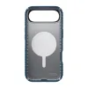 Speck Presidio2 Grip MagSafe - iPhone Air Case (Deep Sea / Silver Metallic / Spell Blue)