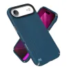 Speck Presidio2 Grip MagSafe - iPhone Air Case (Deep Sea / Silver Metallic / Spell Blue)