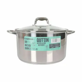 Lasikannellinen kattila Quttin Caesar Teräs ø 30 x 17,5 cm (2 osaa)