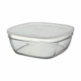 Kvadratinė pietų dėžutė su dangteliu Duralex FreshBox 3 L 23 x 23 x 9 cm (4 vnt.)