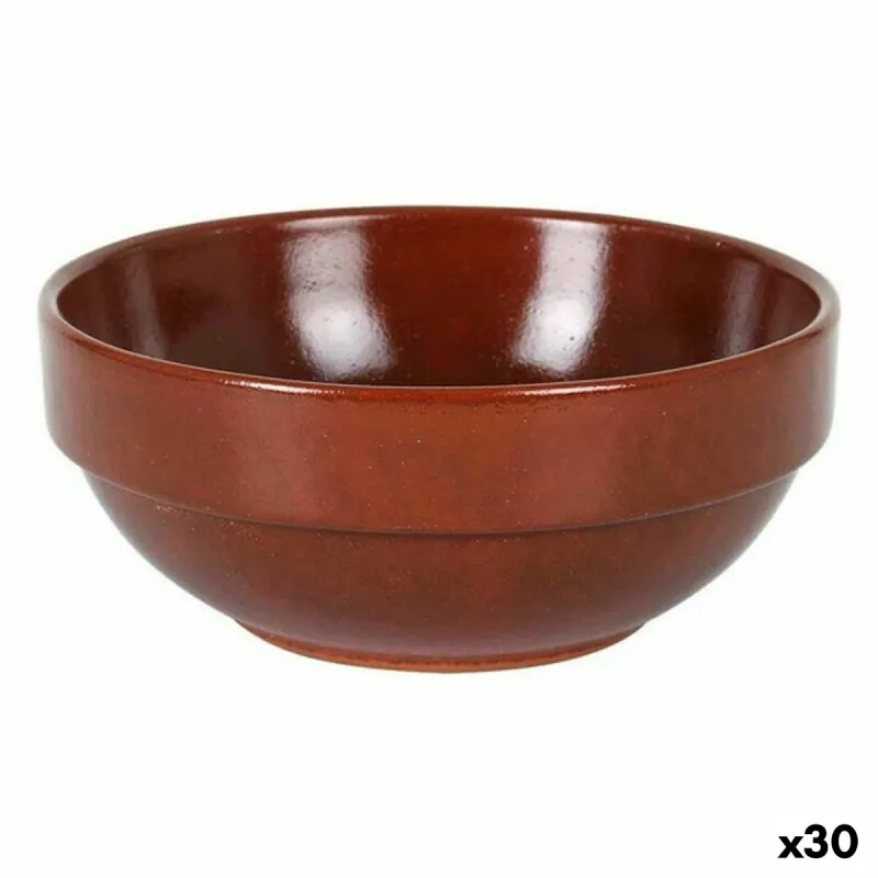 Kulho Azofra Pinottava Ruskea 13,3 x 5,5 cm (30 osaa) (13,3 x 5,5 cm)