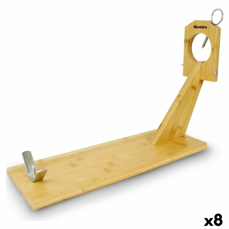 Puinen Kinkkuteline Quttin Bambu 48,8 x 16,5 x 34 cm (8 osaa)