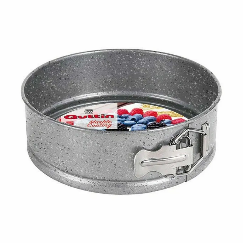 Atsperu Formas Panna Quttin Marble Pelēks Oglekļa tērauds 20 x 6,8 cm (12 gb.)
