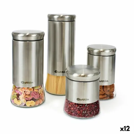 Alavas Quttin Plienas stiklas 11,5 x 11,5 x 29 cm (12 vnt.) (2200 ml)