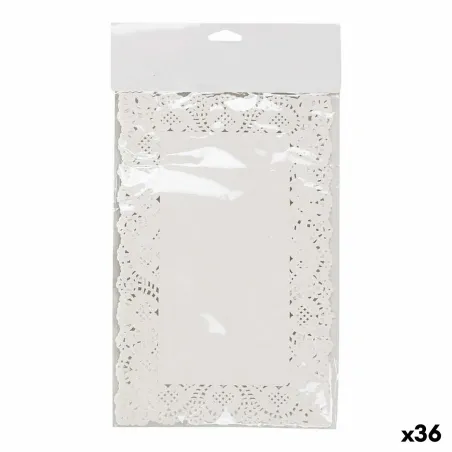 Kūkas statīvs Wooow Balts Papīrs 19 x 30 cm 24 Daudzums (36 Vienības)