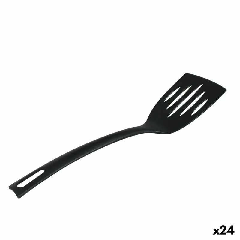 Virtuves Špakteļlāpstiņa Quttin Melns Neilons 30 x 7 cm 30 x 7 x 3 cm (24 gb.)