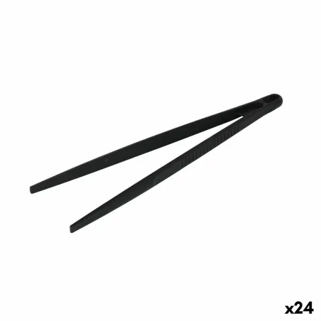 Virtuvinės žnyplės Quttin Juoda Nailonas 28 x 8 x 1,7 cm (24 vnt.)