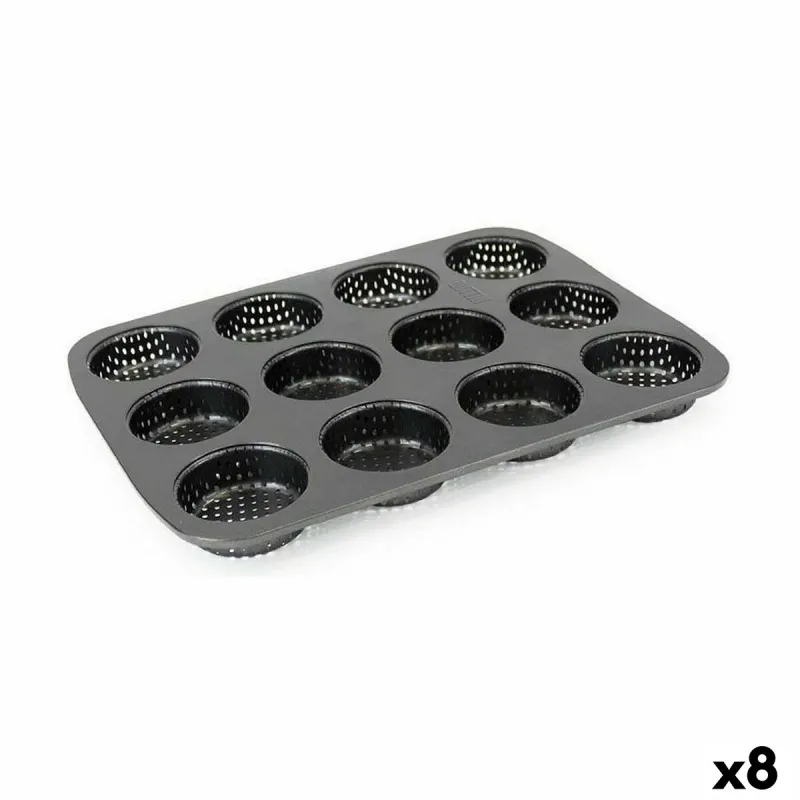 Форма для мини-тарталеток Quttin 29 x 22 x 2,2 cm перфорированный 8 штук