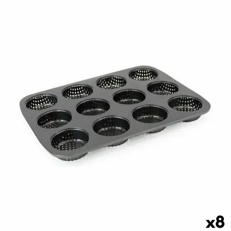 Форма для мини-тарталеток Quttin 29 x 22 x 2,2 cm перфорированный 8 штук