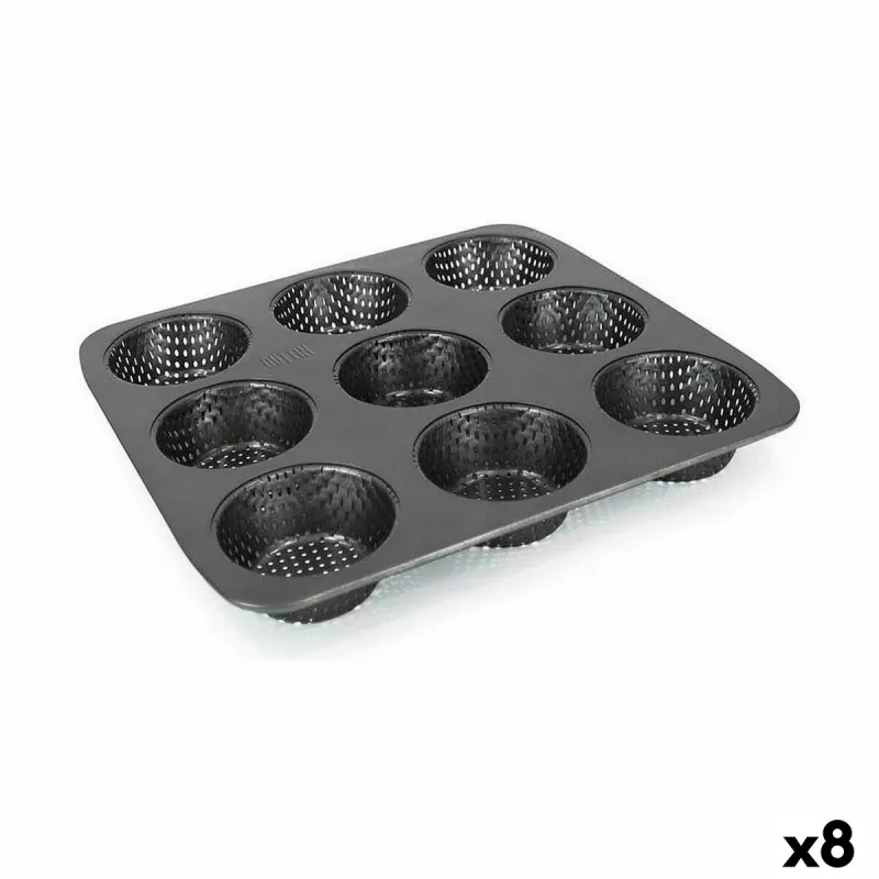 Форма для мини-тарталеток Quttin 32 x 30 x 3,2 cm перфорированный 8 штук