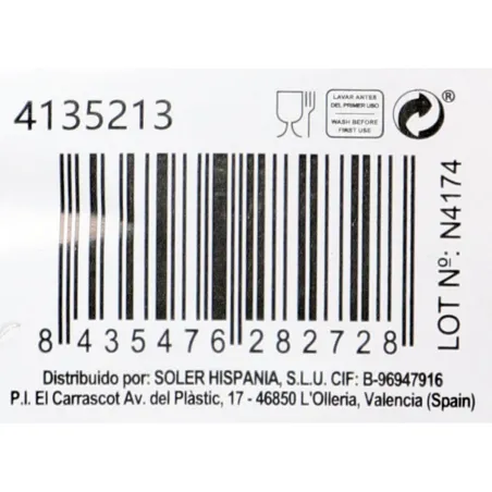 Wine glass La Mediterránea Tempo (24 Units)