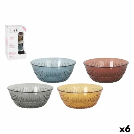 Užkandžių indai LAV Alinda 345 ml 12,3 x 5,1 cm 4 Dalys (6 vnt.)