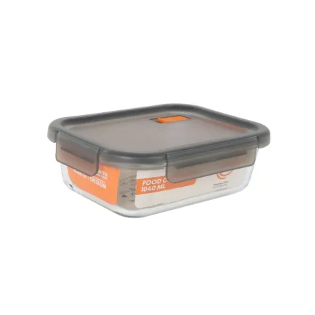 Hermētiska Pusdienu Kastīte MasterChef Pelēks Caurspīdīgs Taisnstūra 1,04 L (6 gb.)