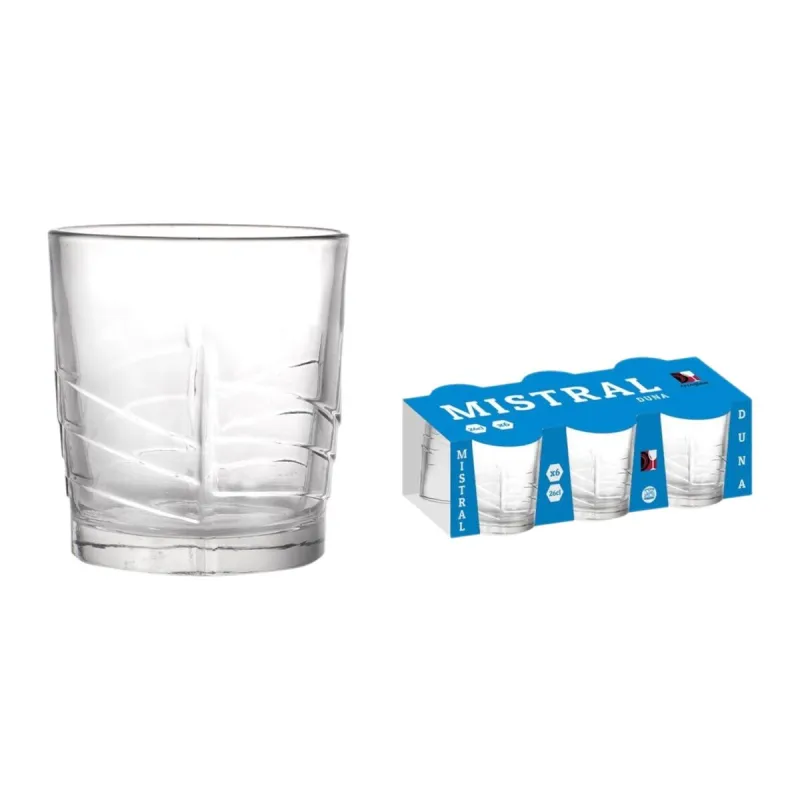 Glāžu komplekts La Mediterránea Mistral duna 6 Daudzums (12 gb.)
