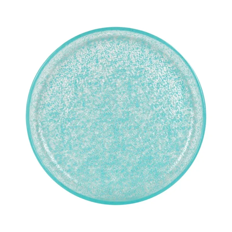 Flat Plate Samaritaine Turquoise Ø 19 cm (6 Units)