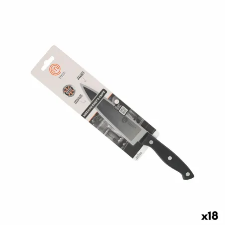 Кухонный нож MasterChef Chef Чёрный Серебристый 15 cm (18 штук)