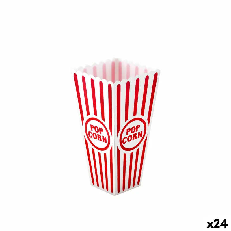 Dėžutės spragintiems popkornams Algon 9,5 x 19,3 cm (24 vnt.)